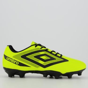 Imagem de Chuteira Umbro Beat Campo Verde Limão