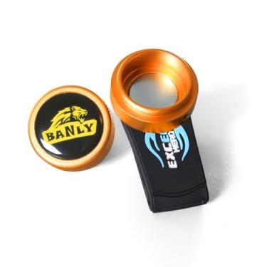 Imagem de Banly Suporte de giz de piscina com clipe de cinto fixo, giz de bolso com clipe magnético portátil, mini suporte de giz de bilhar, caixa de giz para taco de bilhar