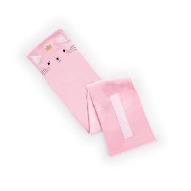 Imagem de Faixa Abdominal Térmica Cinta Alivia Cólica Dor Barriga Bebe Nenê c/Bolsa Semente Erva Anti Gases Conforto (ROSA)