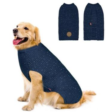 Imagem de Suéter para cães KYEESE Warm Comfy Reflective para cães médios