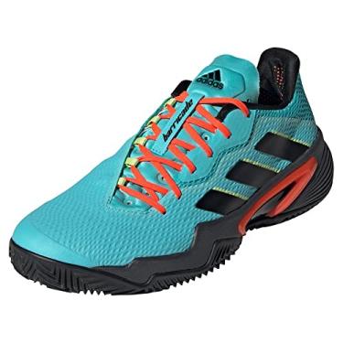 Imagem de adidas Tênis masculino Barricade Clay, Pulse Aqua/Preto/Limão Pulse, 7