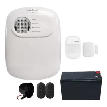 Imagem de Kit Alarme Sem Fio Intelbras ANM 24 NET com 2 Sensores e Acesso Via Ap