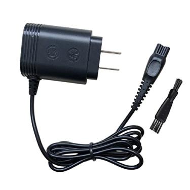 Imagem de Cabo de alimentação de substituição HQ8505 para Philips Norelco Series 3000 5000 7000 9000 cabo carregador aparador de barbear 1,2 m, adaptador de 15 V com escova de limpeza