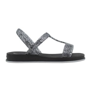 Imagem de Sandália Rasteira Infantil Ipanema 27424 Glow Trendy Preto Glitter