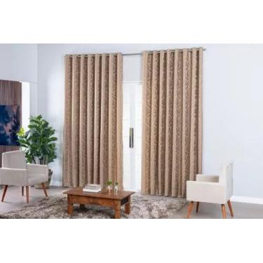 Imagem de Cortina Jacquard Sala Quarto E Cozinha 2,70m X 2,50m - FF Enxovais, Av