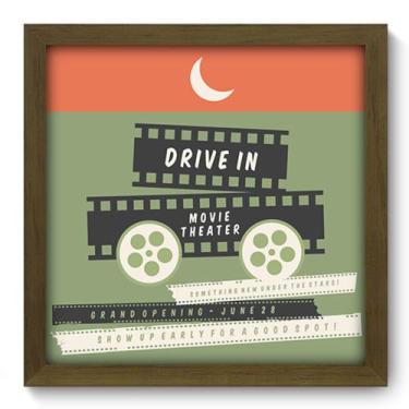 Imagem de Quadro Decorativo - Cinema - 33cm x 33cm - 048qdhm - Allodi