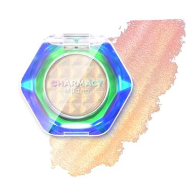 Imagem de CHARMACY Sombra com glitter multicromático, pigmentação intensa, camaleão, cintilante, iluminador brilhante, maquiagem duocromática, acabamentos multireflexivos, maquiagem metálica para os olhos #03