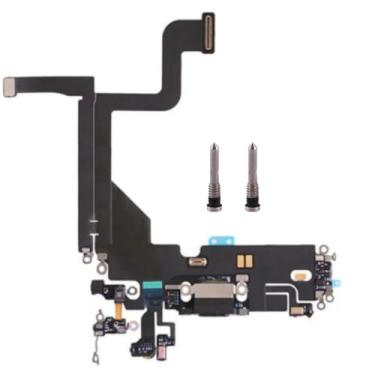 Imagem de Conector Dock Carga Para iPhone 13 Pro + 2 Parafusos Pentalobe