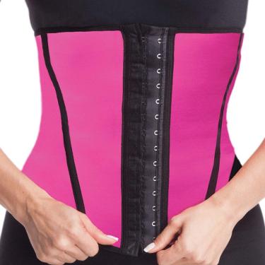 Imagem de Cinta Modeladora Waist Trainer Rosa Esbelt 062WT GG