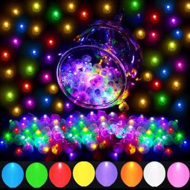Imagem de Luz de balão LED JJGoo Mini Round Balls Lights (50 unidades)