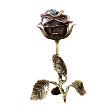 Imagem de Generic Queimador de incenso de rosas, ornamento exclusivo para mulheres e homens, decoração de casa, estátua decorativa, suporte de incenso para escritório, Azul-ciano