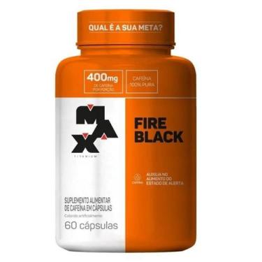 Imagem de Termogênico Fire Black 400mg (60caps) Max Titanium