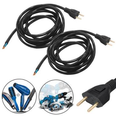 Imagem de Kit 2 Fio Energia Flexível Tipo Pp Ferramentas Elétricas 10a - SUZER, 