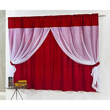 Imagem de CORTINA ASTRONAUTA 02 METROS VERMELHO