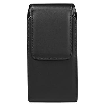 Imagem de Capa para celular coldre vertical de couro PU com clipe giratório para cinto para iPhone 15 Pro Max 11 XR Samsung Galaxy A32 A52 A50 A51 Nokia 3.4 5.4 OnePlus Nord 2 Google Pixel 6