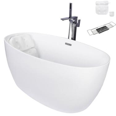 Imagem de Kit Banheira Imersao Freestanding Luxo 1.50M Mist Cromado