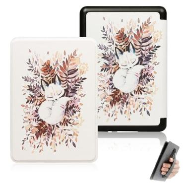 Imagem de GUKSRASO Capa para Kindle 11ª Geração 2024/2022 (6", Modelo: C2V2L3/RS23CV) - Feito de Material à Prova D'água, com Suspensão Automática, Alça de Mão