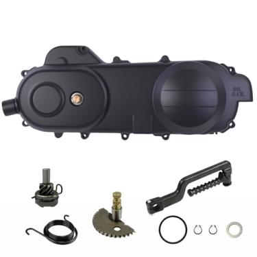 Imagem de Minho Capa longa de 50 cc para transmissão Kick Start Drive Cover Conjunto do cárter com engrenagens internas e alavanca de partida para GY6 139QMB Ciclomotores de scooter chineses para TaoTao Roketa