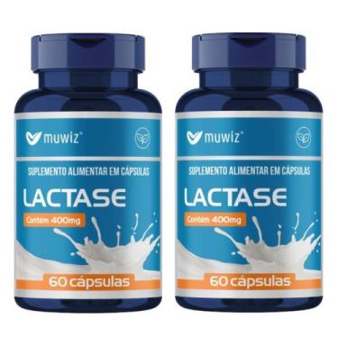 Imagem de Kit 2 Enzima Lactase 60 Caps 400mg - Muwiz