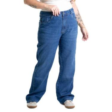 Imagem de Calça Jeans Sawary Plus Size Petit - 280663 - Azul 52, Azul, 52