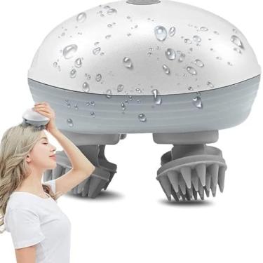 Imagem de Massageador Elétrico Portátil para Alívio de Tensão, Massagem de Couro Cabeludo, Pescoço e Ombros, Compacto