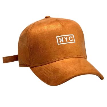 Imagem de Boné Hype Aba Curva Nyc Original Em Camurça Premium-Unissex