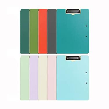 Imagem de Pastas 10 Pçs, Pastas de Arquivo, Capa Dobrável, Prancheta, A4, Reunião de Negócios, Clipe de Assinatura de Contrato, Multifuncional, Arquivo, Pastas Organizadoras, Concha, Quadro de Escrita Pasta de