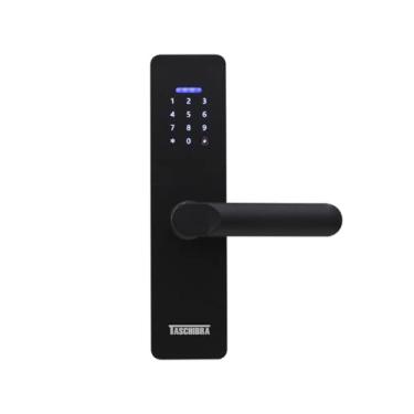 Imagem de Fechadura Digital Taschibra TFCS01, 300 Usuários, Senha com ShadowPIN, Chave de Emergência, USB-C