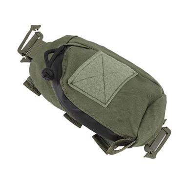 Imagem de ZAWELIYO Bolsa de Alça de Mochila, Organizador de Alça de Ombro Com Clipe Com Design de Camada Dupla para Telefone, Canetas, Chaves, Bolsa de Fixação de Nylon de Lona à Prova D'água (DO Verde)