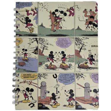 Imagem de Caderno Colegial Capa Dura 25 cm Quadrinhos Mickey 80 Folhas - Cultura
