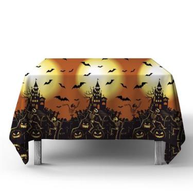 Imagem de Toalha Tnt Estampado para Festa Halloween1,40M X 2 M Laranja - Zantex