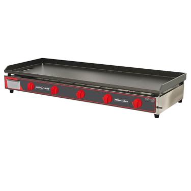 Imagem de Chapa Bifeteira A Gás Light Metalcubas CBG1500L Área 150x52,5cm Chapa 8,00mm 12030G(10328)