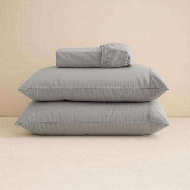 Imagem de Lençol 400 fios solteiro, casal, queen, king todos tamanhos ponto pali