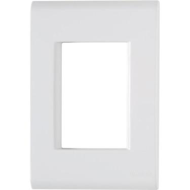 Imagem de Placa 3 Postos Juntos 4x2 Tramontina Liz Branca