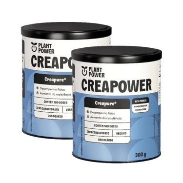 Imagem de Kit 2X: Creatina Creapower Creapure Plant Power 300g