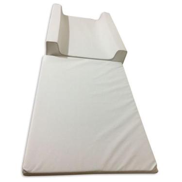 Imagem de Trocador para Bebe Americano Impermeável e Colchão Portátil Anti Reflu