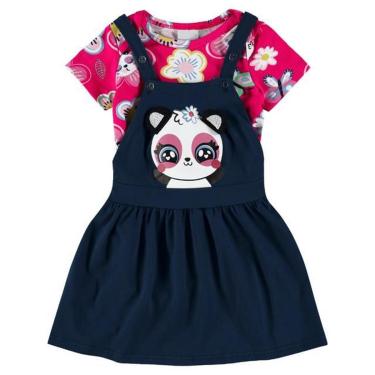 Imagem de Conjunto Infantil Menina Body e Salopete Malwee Ref. 97943-Feminino