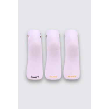 Imagem de Kit/3 Meia Cano Curto Lupo 04535-889 Feminina Sortidas Algodão T. 34/3