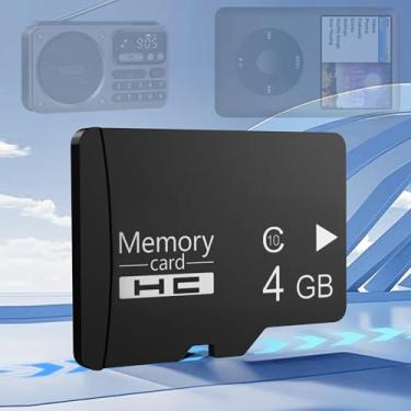 Imagem de Cartão Micro SD 4GB SDHC C10, Cartão de Memória Classe 10, Pequena Capacidade para CCTV, MP3 Players, Navegação Automotiva, Telefones Antigos, Dispositivos Básicos