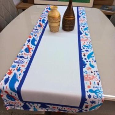 Imagem de Caminho de mesa 45 x 1,50 - mod. 2007 c/ borda - DIAS DECOR