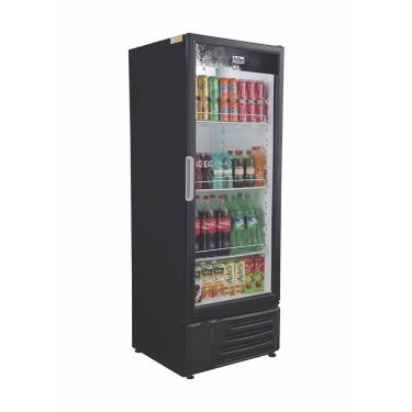 Imagem de Refrigerador Expositor Vertical Frilux 410 Litros Preto Porta de Vidro 220V RF-004