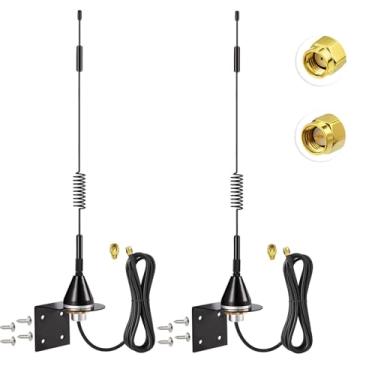 Imagem de Bingfu Antena celular 4G LTE RP SMA 7dBi Antena externa (pacote com 2) compatível com Spypoint Link Micro Covert Spartan Stealth Cam Tactacam Muddy Trail Câmera de Segurança Roteador Sem Fio