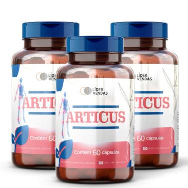 Imagem de Articus 1g Com 60 Capsulas - 3 Potes O Poder Do Colágeno Para Suas Articulações!