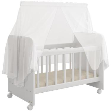 Imagem de Berço Para Boneca Magia C02 Brinquedo Infantil Branco