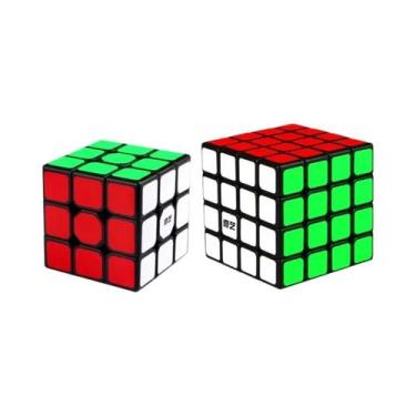 Imagem de Cubo Mágico Profissional QiYi Para Crianças 2x2 3x3 4x4 5x5, Brinquedo