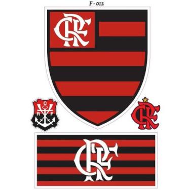 Imagem de Cartela De Adesivos F012 - Personalizados - Time - Futebol - Carro Mot