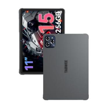 Imagem de Capa transparente fosca para tablet TABWEE T90/W90 de 11 polegadas, capa protetora FJIASTB flexível TPU à prova de choque, leve (semitransparente)