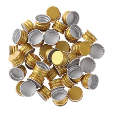 Imagem de Zerodeko 50 peças de alumínio para tampa rosqueada, latas de aço redondas de substituição, tampa de parafuso de jiar, tampas de recipiente de cosméticos, para utensílios de cozinha doméstica, 24 mm