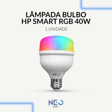Imagem de Lampada Led Smart Wifi 2.4 GHz Bulbo Hp 20w 30w 40w 50w 2700K 6500K RG