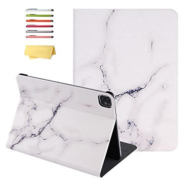 Imagem de UUcovers Capa de couro PU inteligente para Apple iPad Air 5ª/4ª geração (2022/2020) e iPad Pro 11 4ª/3ª/2ª/1ª geração (2022/2021/2020/2018) com suporte automático para despertar/hibernar, capa de